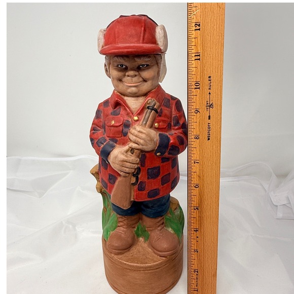 Vintage 1970's Alberta's  Molds Hunter  Liquor Decanter 11.5" Tall - Picture 2 of 5